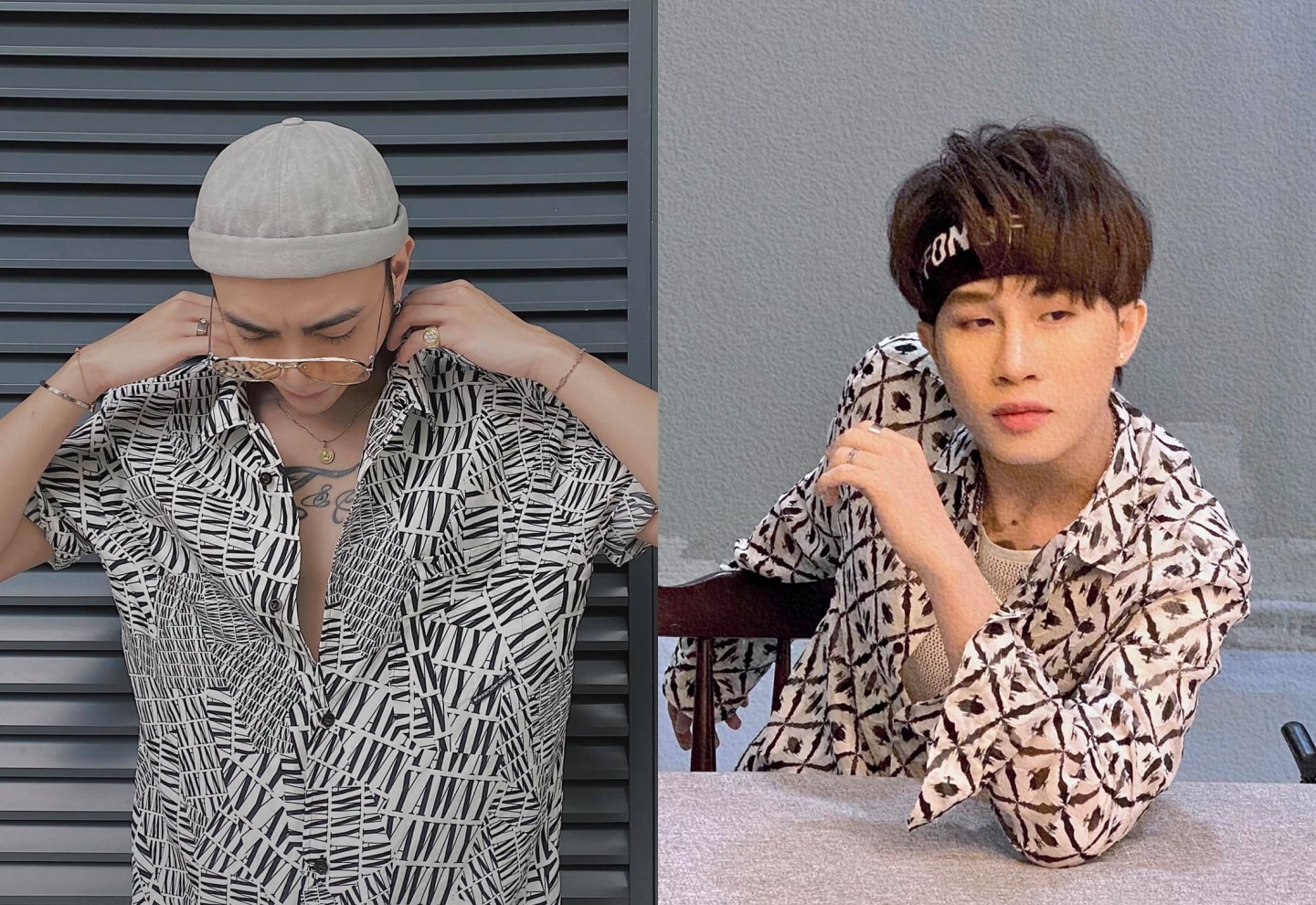 Jack bi che phoi do xau khi mac ao hoa tiet giong Soobin Hoang Son hinh anh