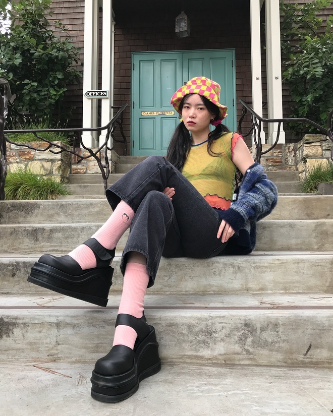 Chi Pu chuộng đồ vintage ảnh 12 Chi Pu chuong do vintage anh 12