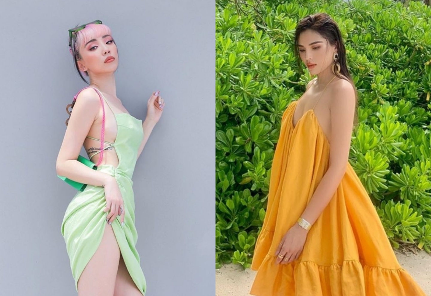 3 kieu vay duoc Toc Tien, Ky Duyen yeu thich trong ngay he hinh anh