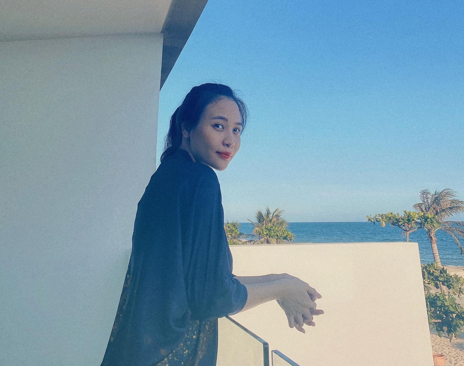 Dam Thu Trang chuong do che bung bau anh 2