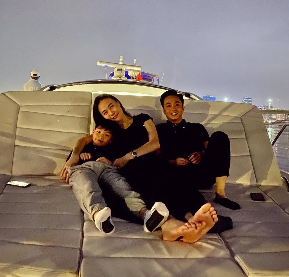 Dam Thu Trang chuong do che bung bau anh 6