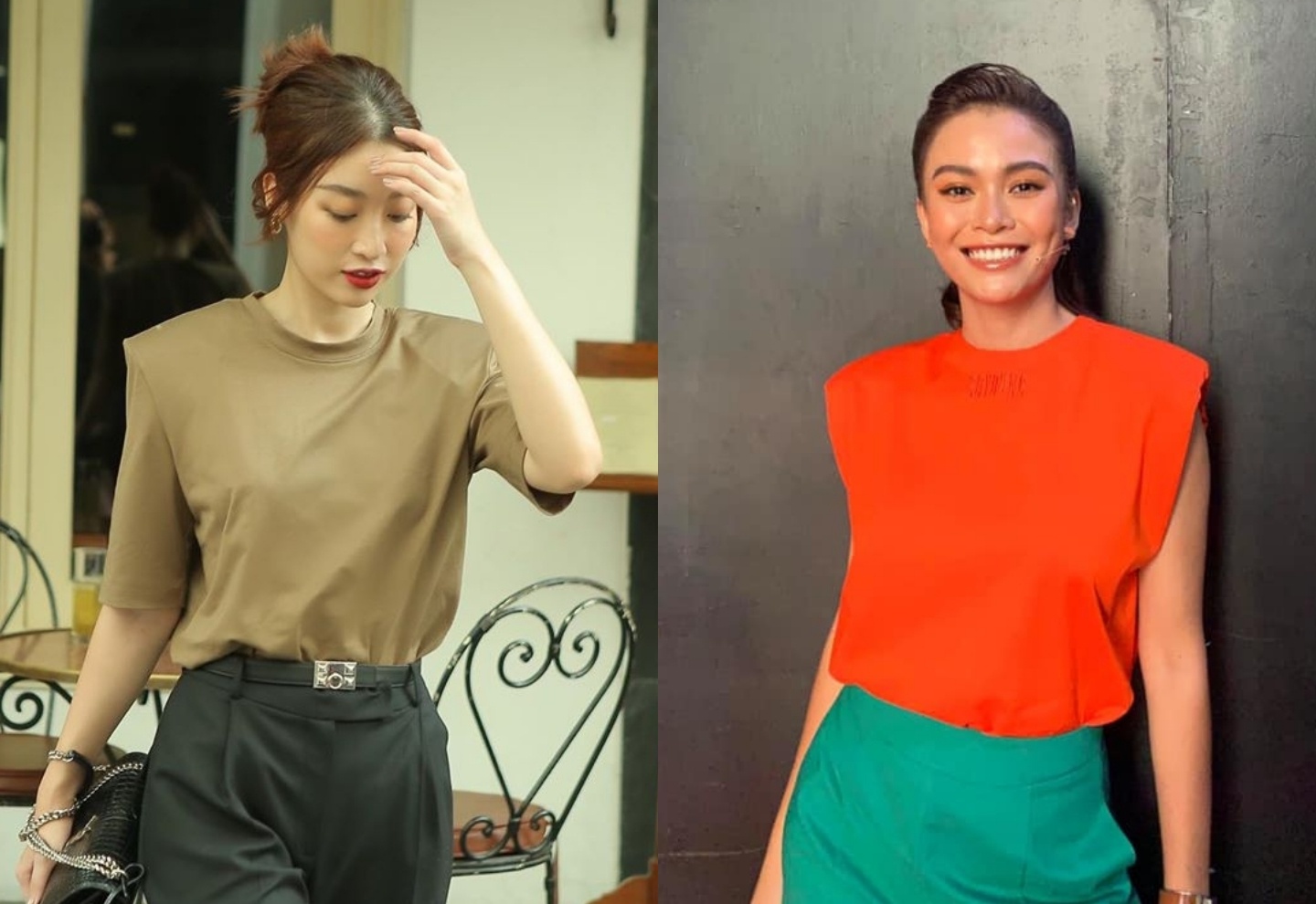 Do My Linh, Mau Thuy thich mac kieu ao thun nao trong nam 2020? hinh anh