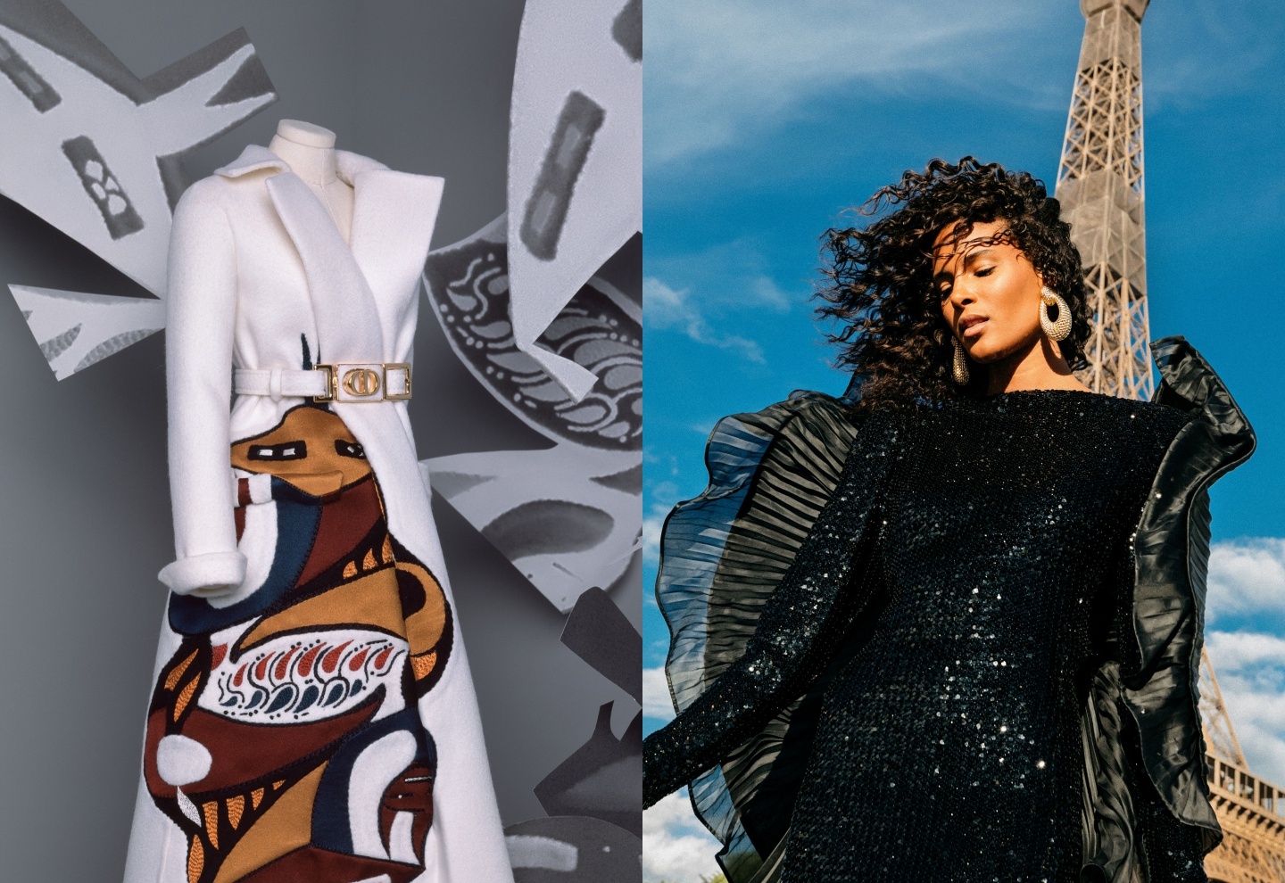 Dior may do cho nang tien ca, mau Balmain ngoi thuyen tren song Seine hinh anh