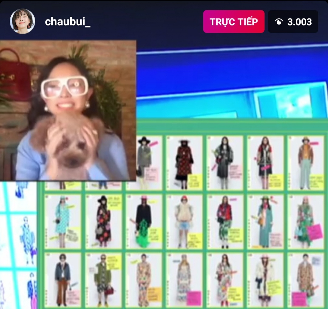 Chau Bui tham du show Gucci anh 2