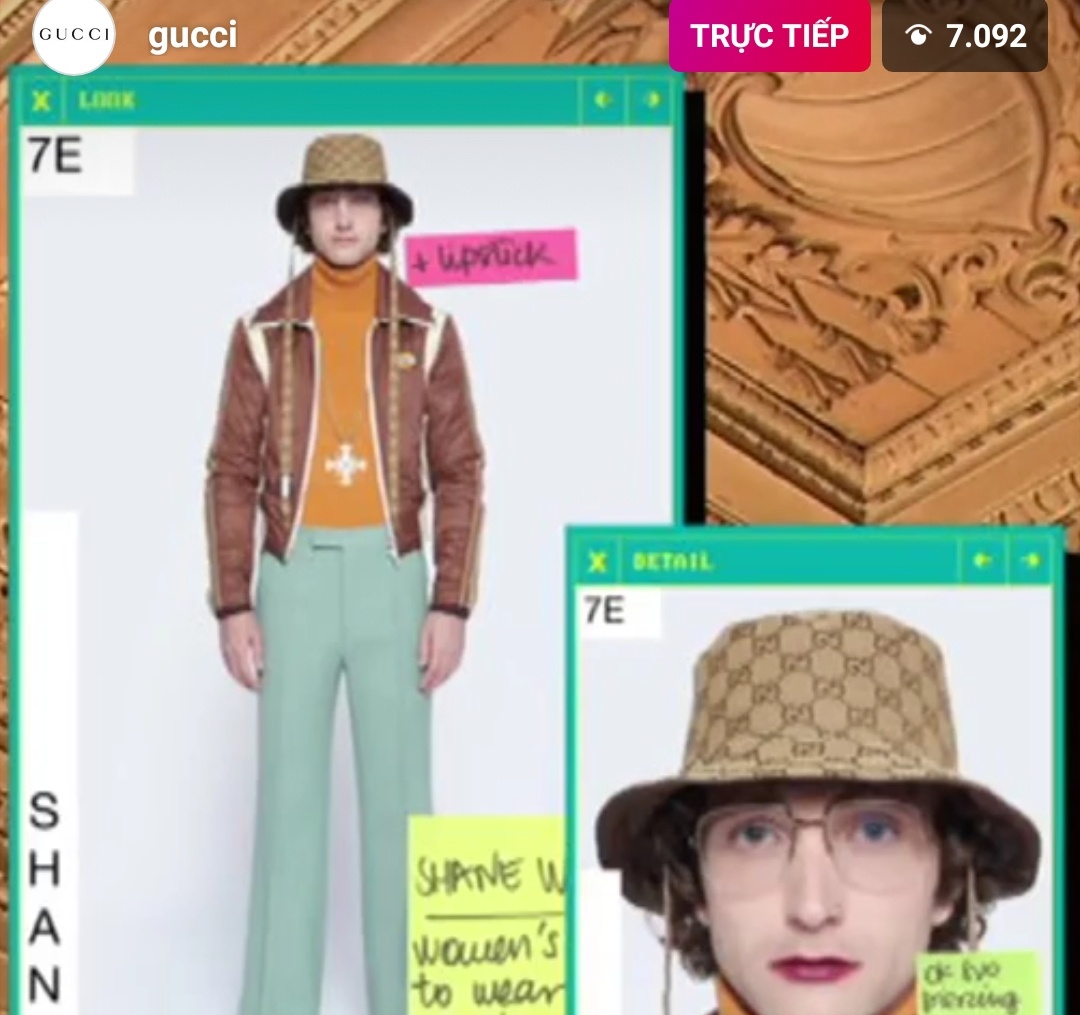 Chau Bui tham du show Gucci anh 1