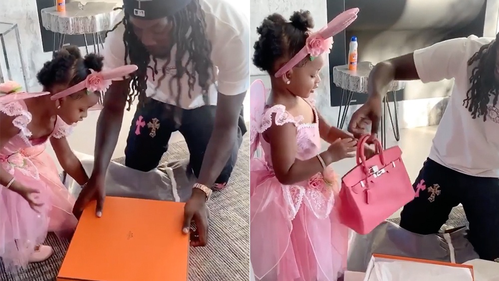 Cardi B tặng túi hiệu cho con ảnh 1 Cardi B tang tui hieu cho con anh 1