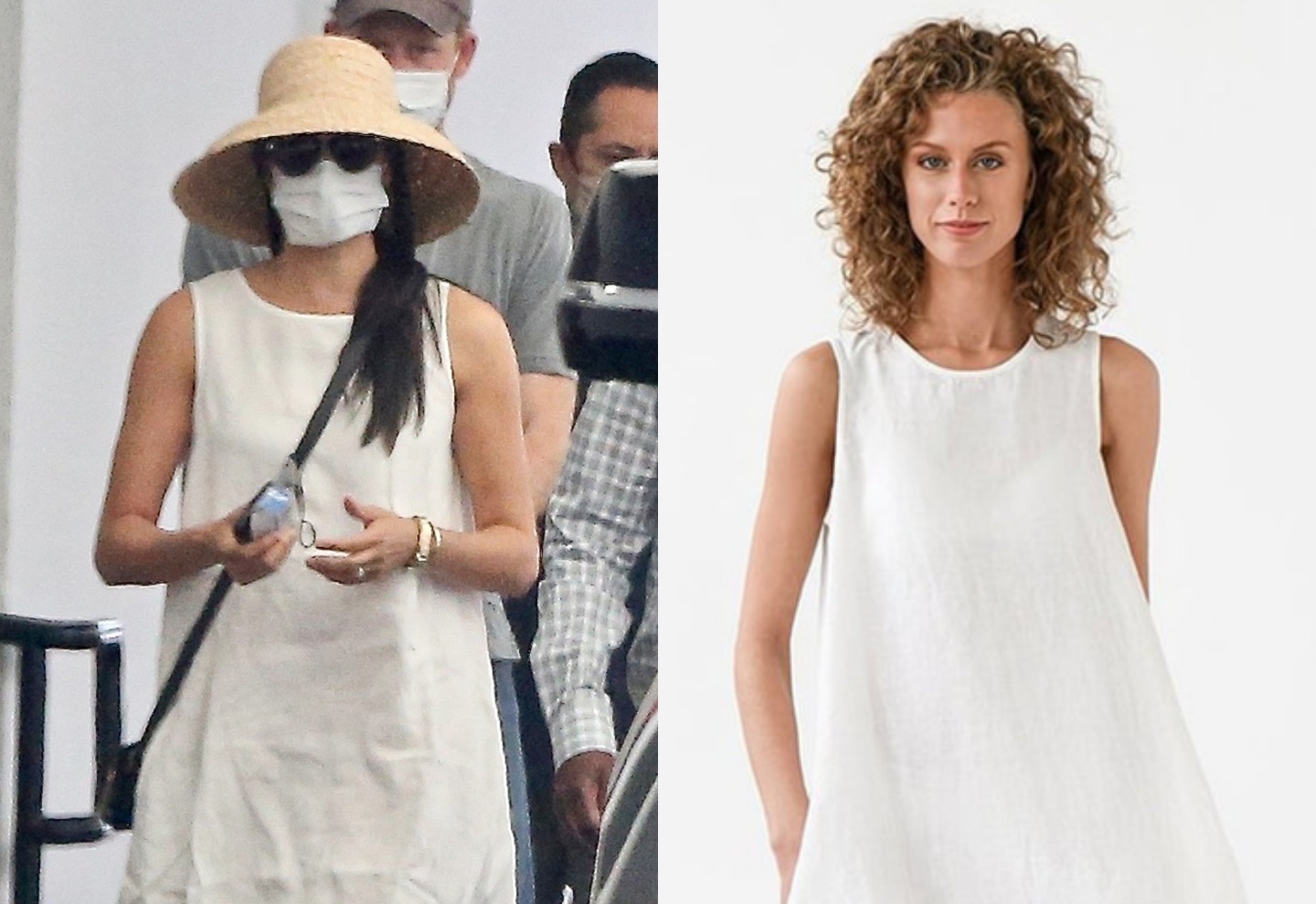 Chiec vay Meghan Markle dien cung Hoang tu Harry chay hang hinh anh