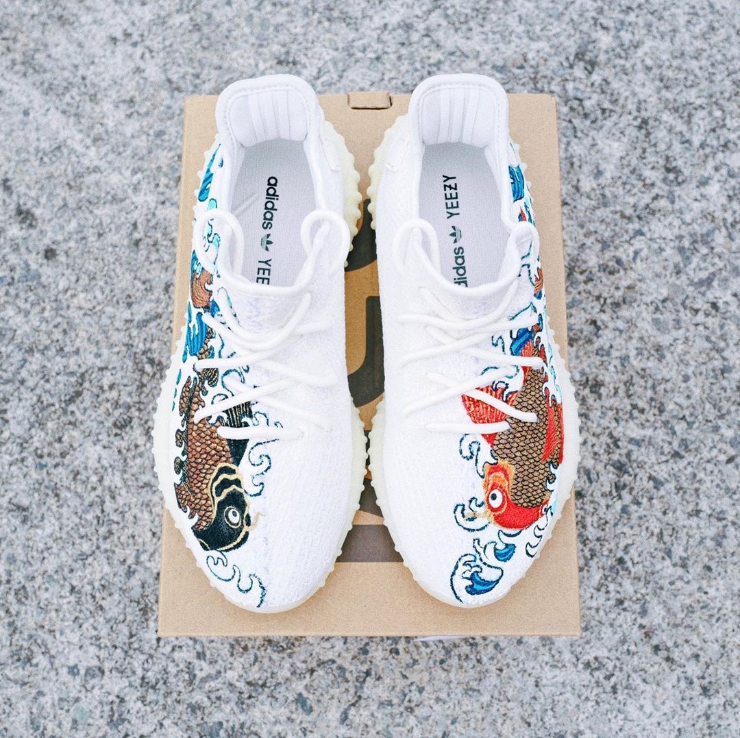 Thêu hình lên giày Yeezy ảnh 4 Theu hinh len giay Yeezy anh 4