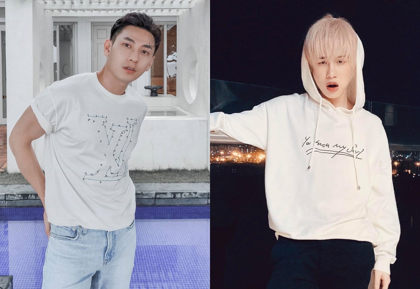 Isaac mac ao Louis Vuitton, Jack trong ngay cang nu tinh hinh anh