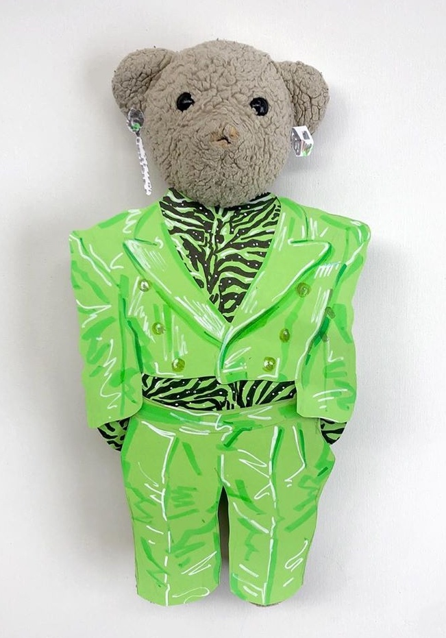 Gau bong mac do giay anh 1