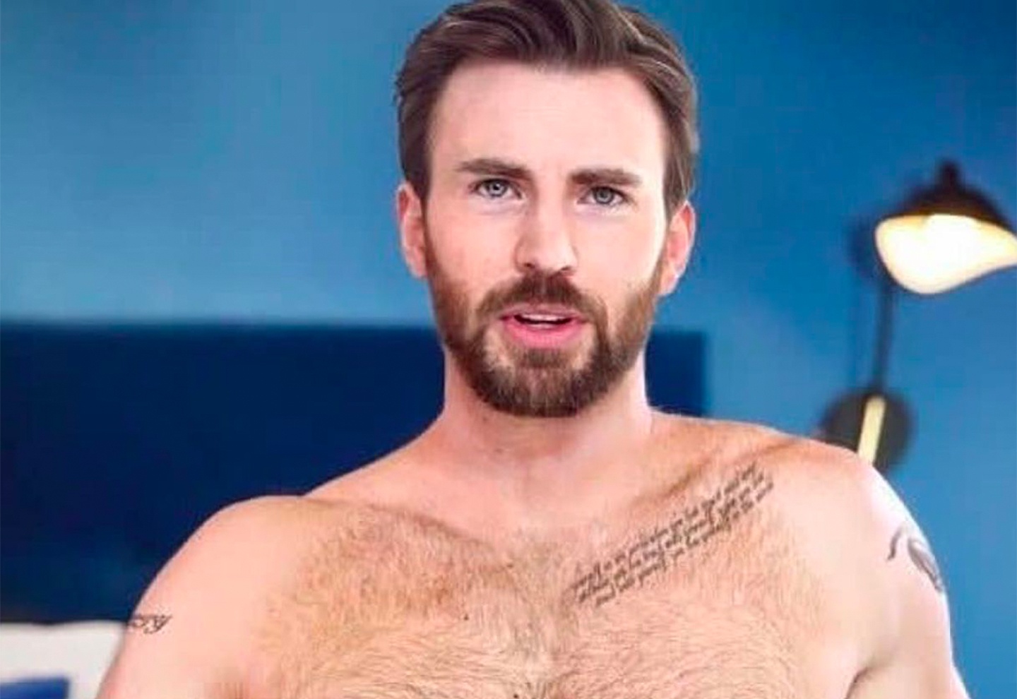 Y nghia loat hinh xam tren co the Chris Evans hinh anh