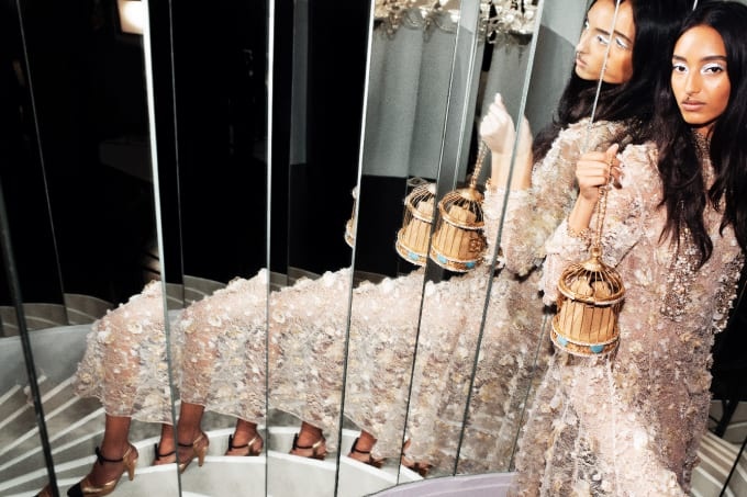 Tui xach long chim Chanel anh 1