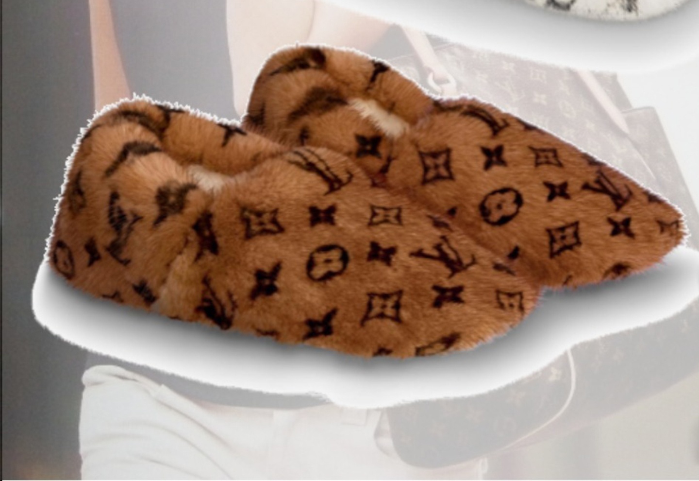 Louis Vuitton ban dep long chon di trong nha 2.260 USD hinh anh