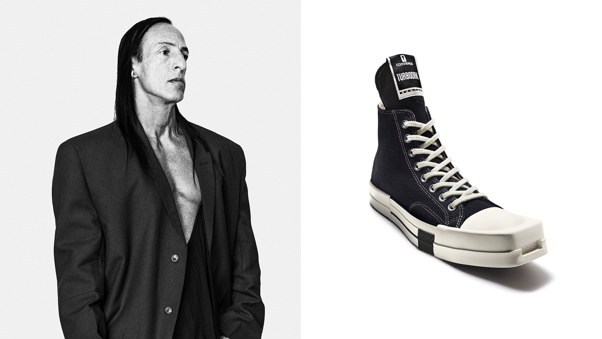 Rick Owens ra mat giay la ket hop cung Converse hinh anh