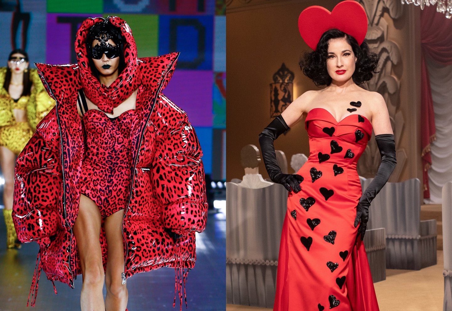 Bo suu tap gay bat ngo cua Dolce&Gabbana, Moschino hinh anh