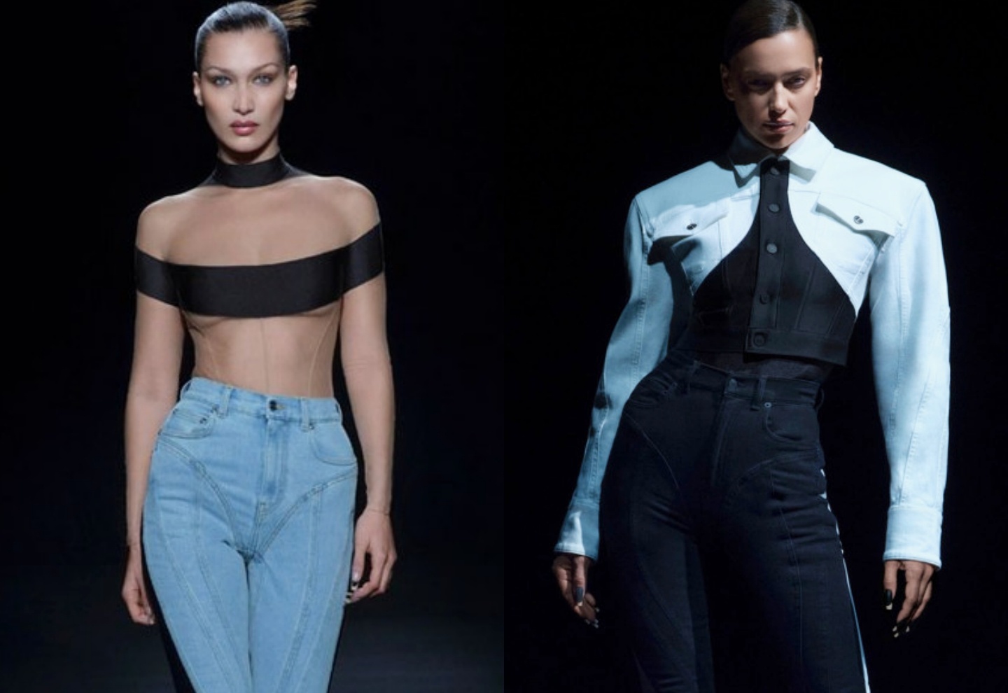 Bella Hadid mac do ho tao bao trong show thoi trang hinh anh