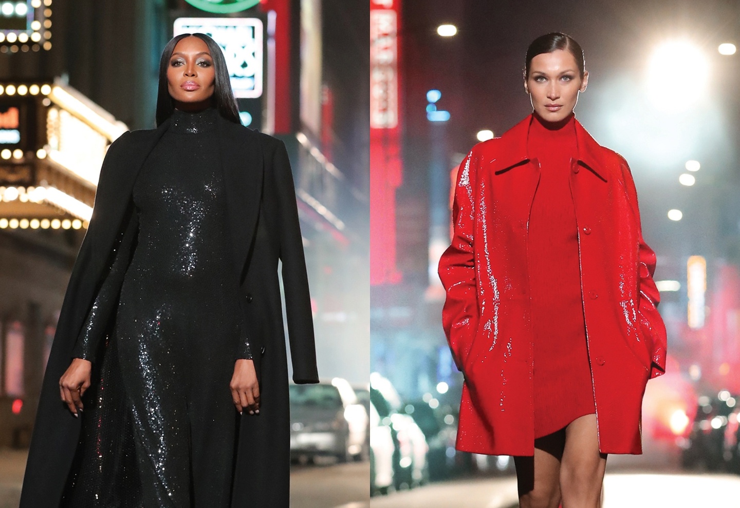 Dan sieu mau noi tieng di catwalk giua duong pho New York hinh anh