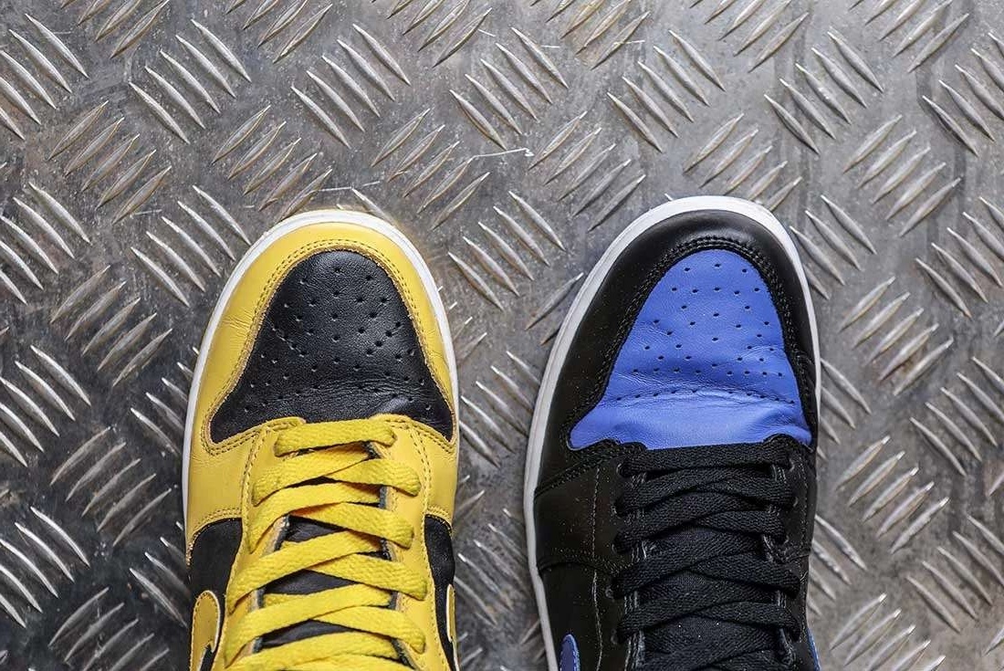 Phân biệt Nike Dunk và Air Jordan 1 ảnh 6 Phan biet Nike Dunk va Air Jordan 1 anh 6