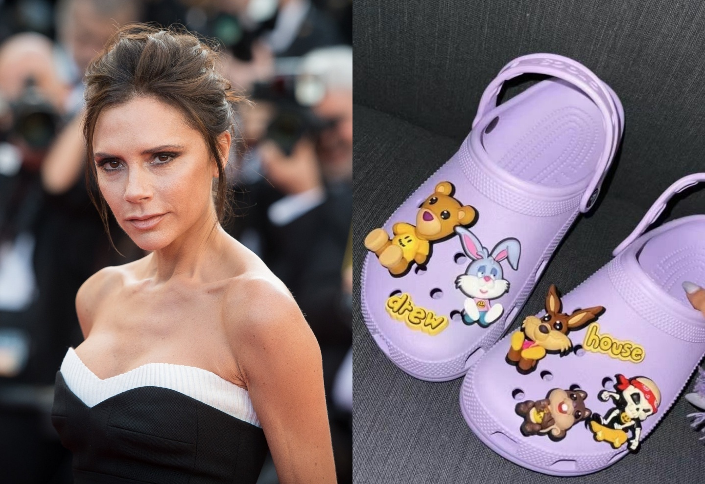 Victoria Beckham khong thich di dep Crocs cua Justin Bieber hinh anh