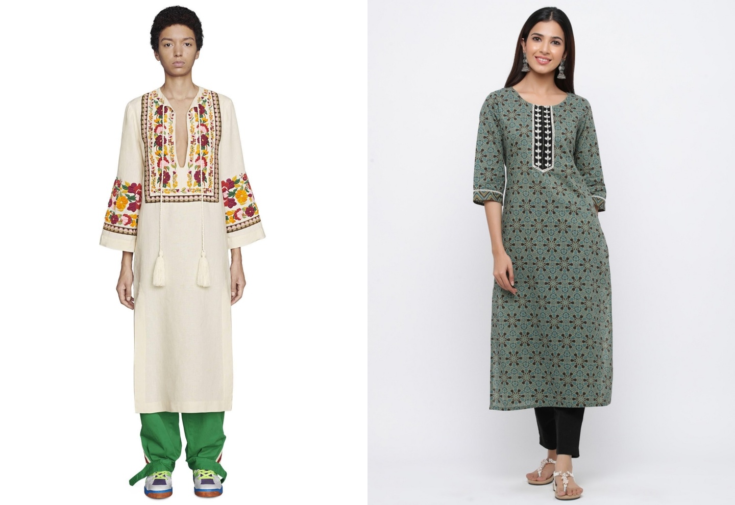 Gucci bi che ban do giong trang phuc truyen thong An Do hinh anh