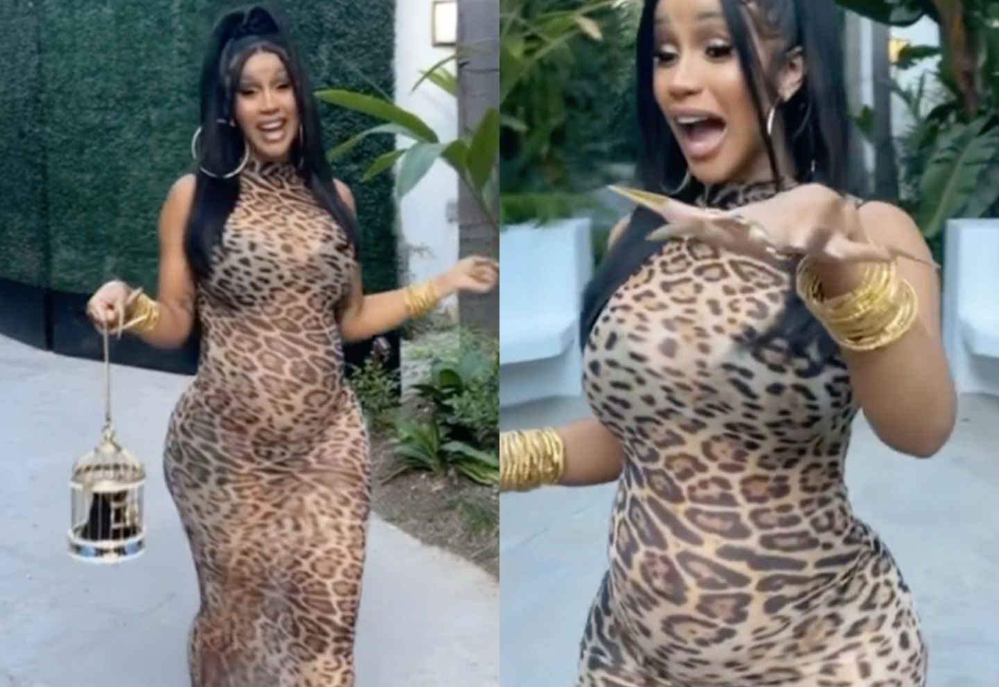 Cardi B mac dam nguy hiem anh 1