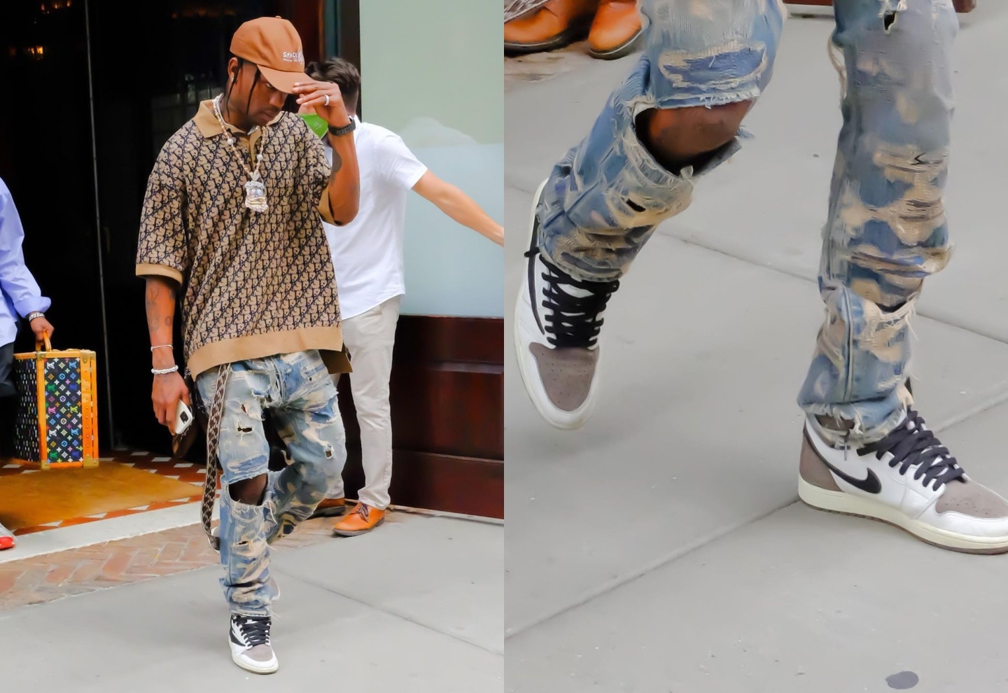 Travis Scott mang giay moi anh 1