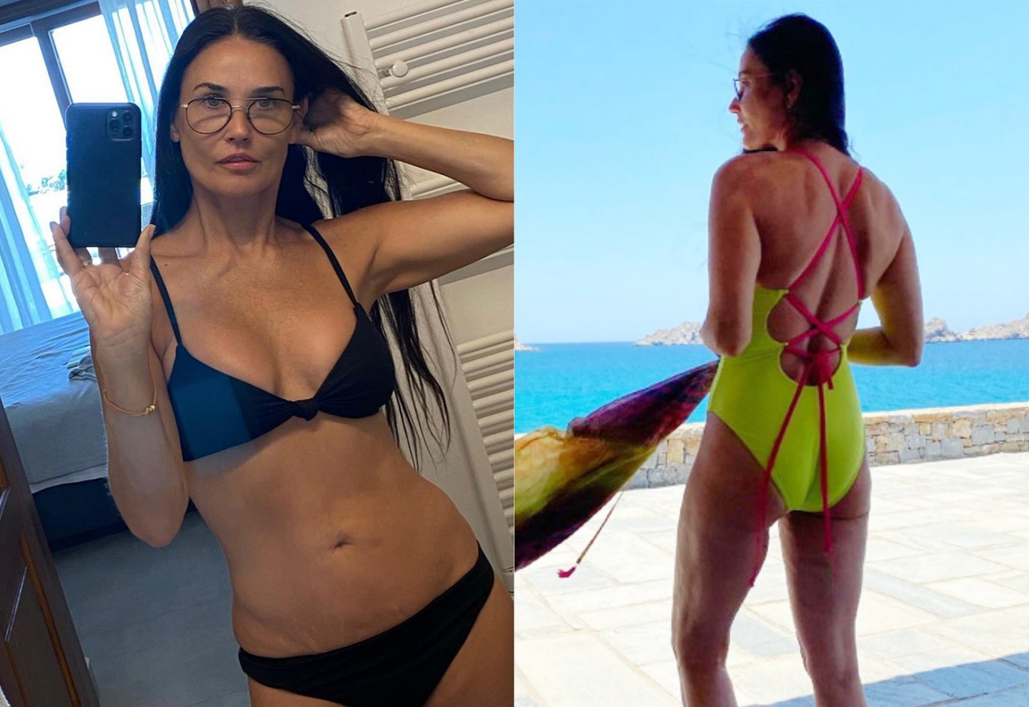 Demi Moore mặc bikini gợi cảm ảnh 1 Demi Moore mac bikini goi cam anh 1