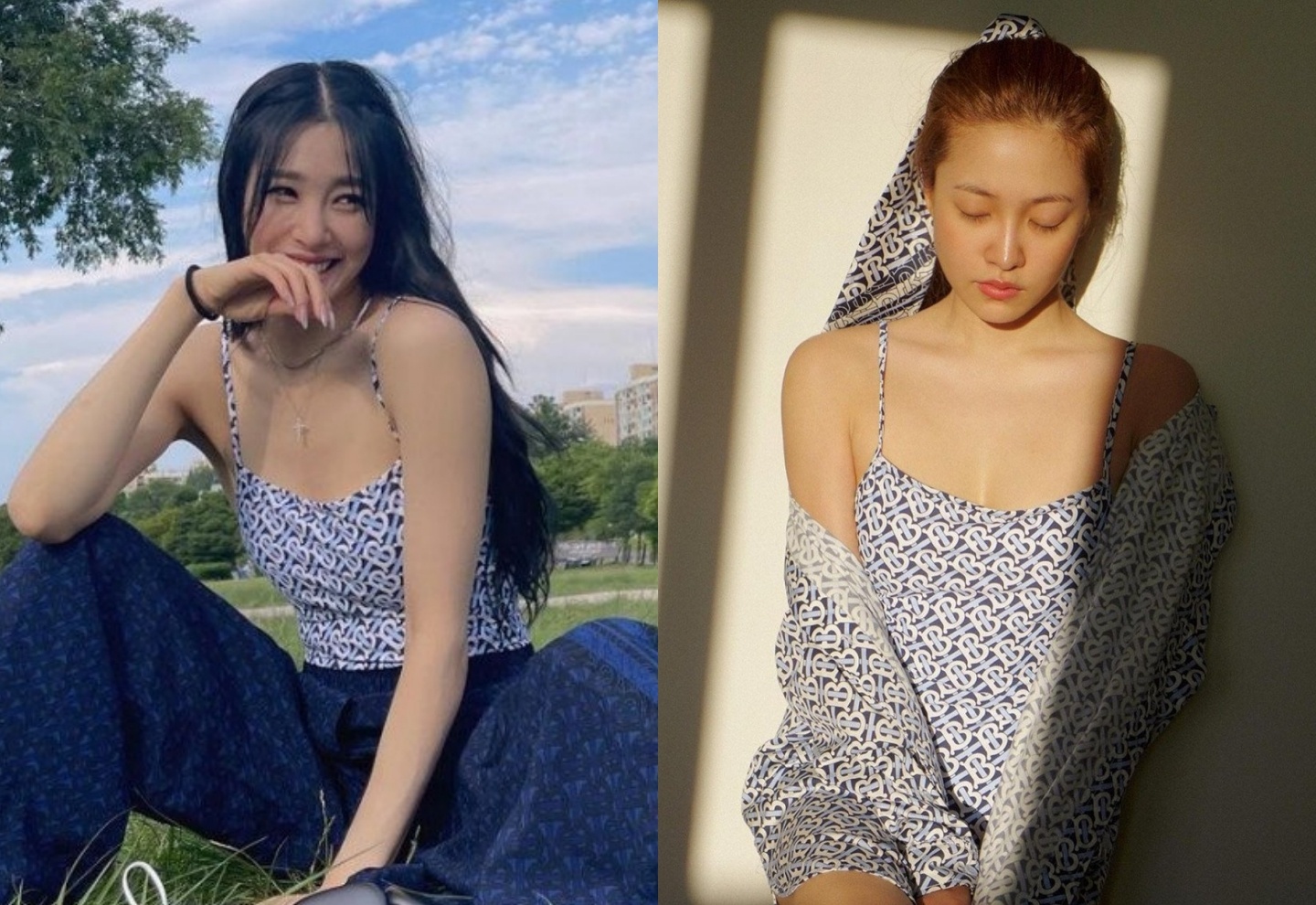 Tiffany va Yeri cung dien mot mau do tam hinh anh