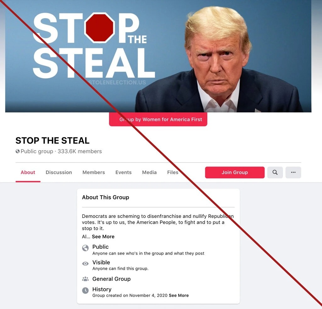 Facebook dang ngan chan thong tin sai lech ve cuoc bau cu anh 1