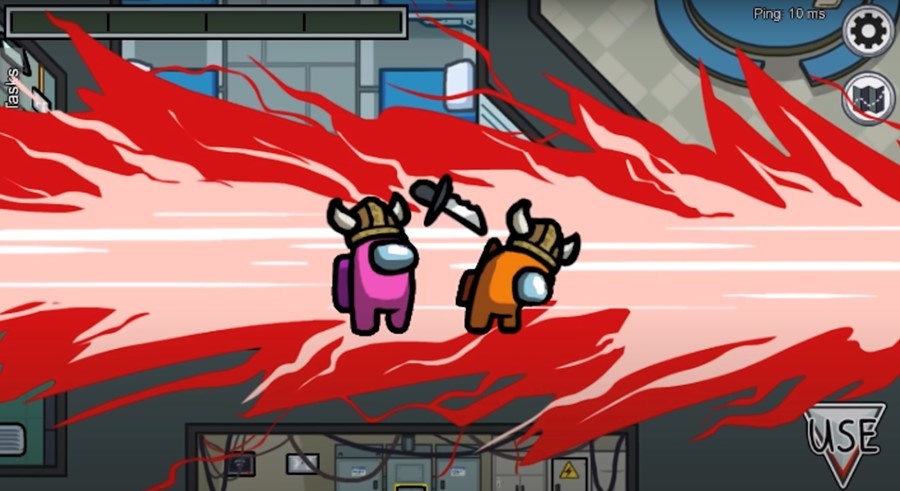 Nan gian lan trong tua game Among Us anh 1