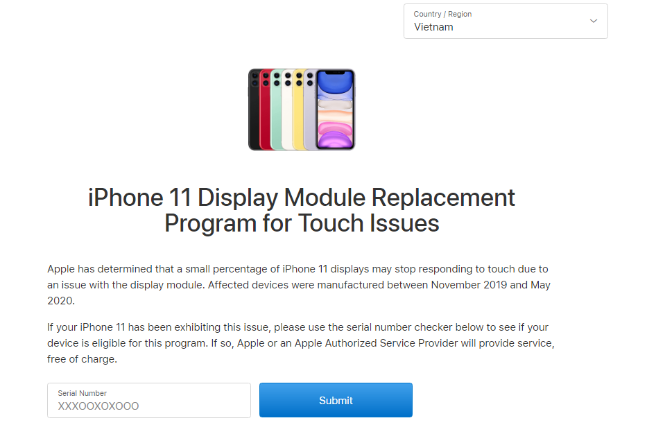 Chinh sach bao hanh moi cho iPhone 11 anh 1