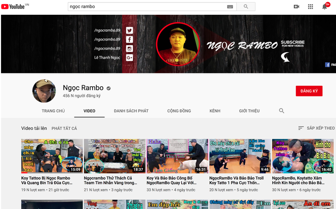 Ngoc Rambo kiem tien tu YouTube anh 2