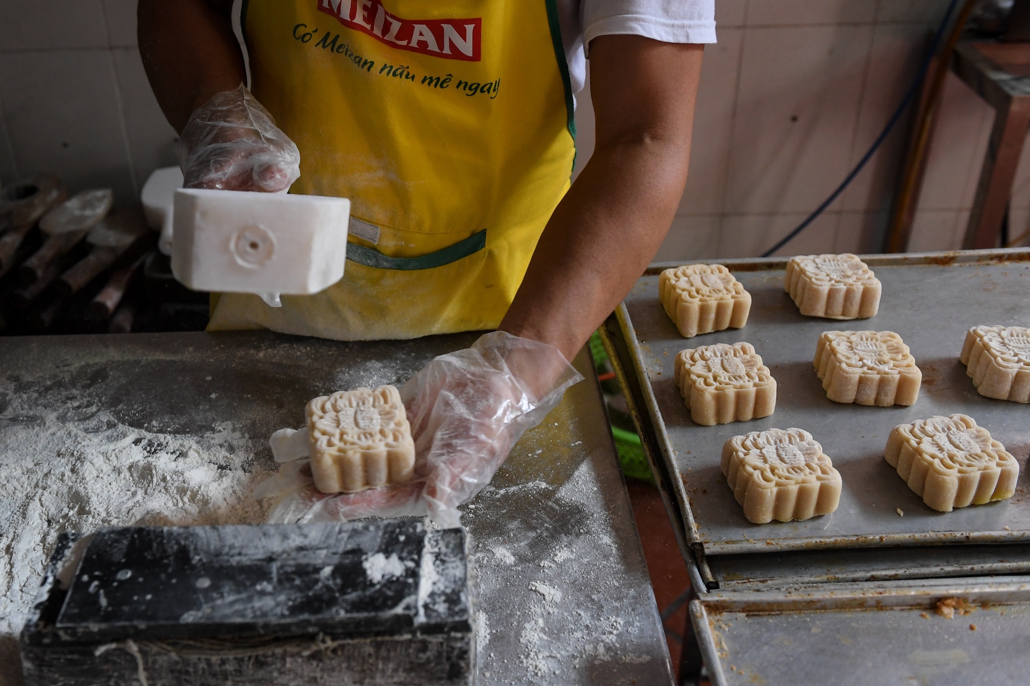Doanh nghiep san xuat banh Trung thu gio phan phoi ra sao? anh 2