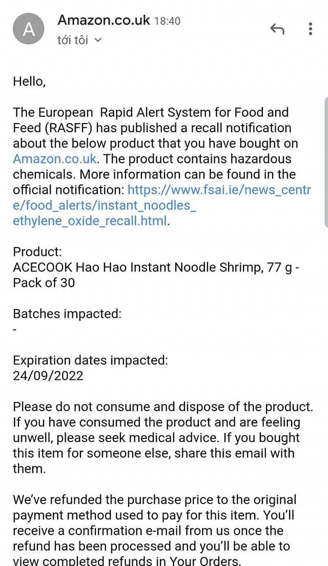 Mi Hao Hao tai Ireland co chat gay ung thu anh 4