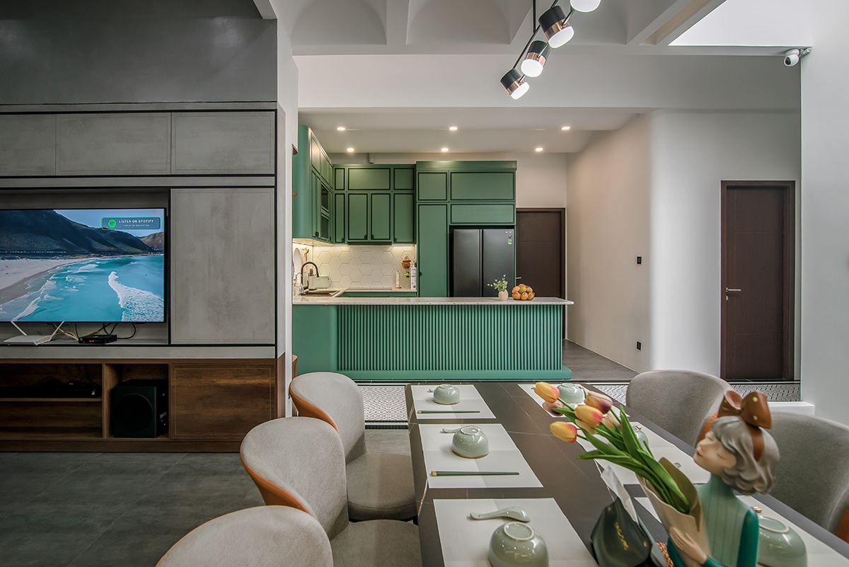 Ngoi nha am cung rong 180 m2 cho gia dinh 3 nguoi anh 7