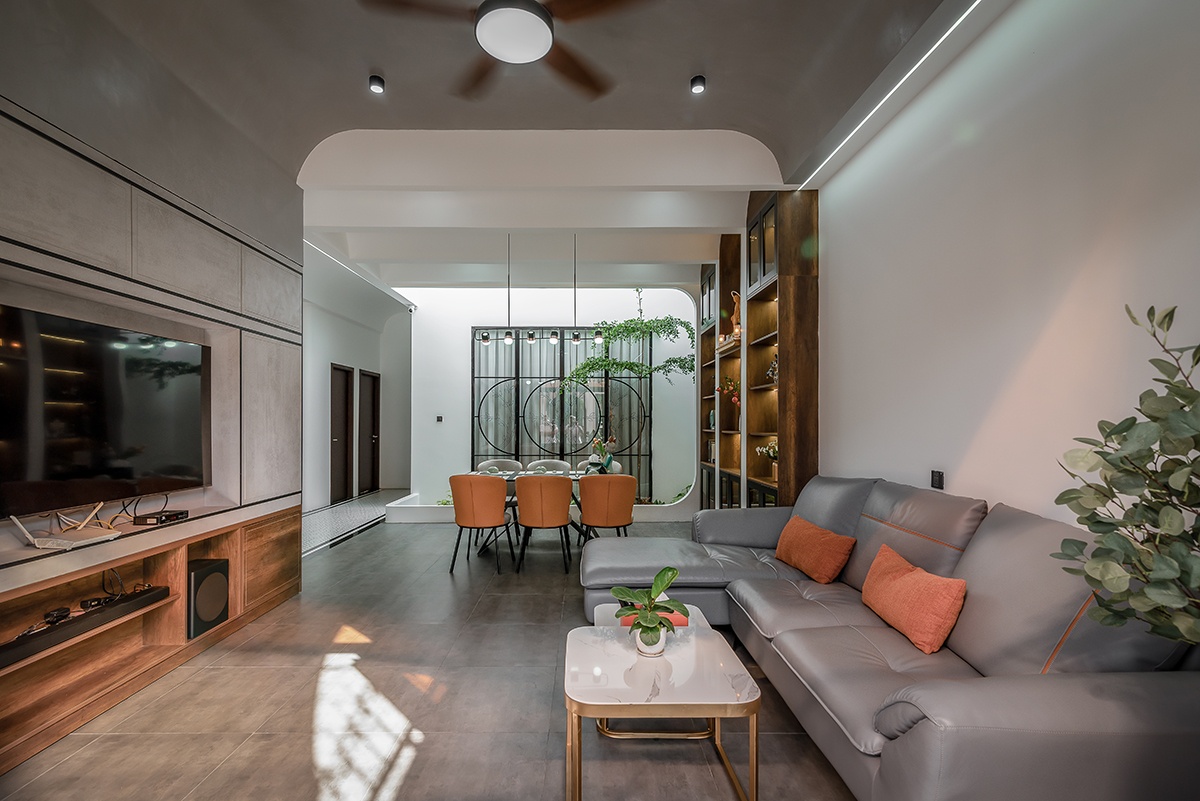 Ngoi nha am cung rong 180 m2 cho gia dinh 3 nguoi anh 4