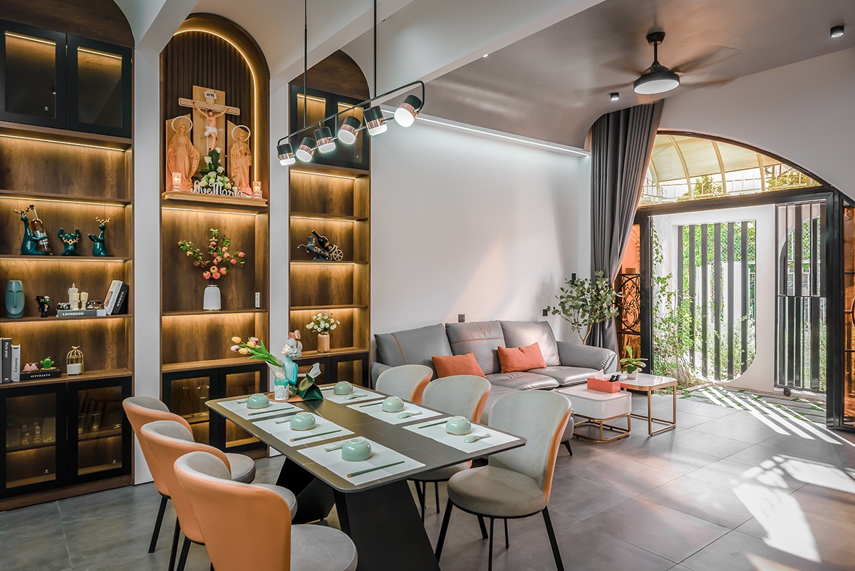 Ngoi nha am cung rong 180 m2 cho gia dinh 3 nguoi anh 5