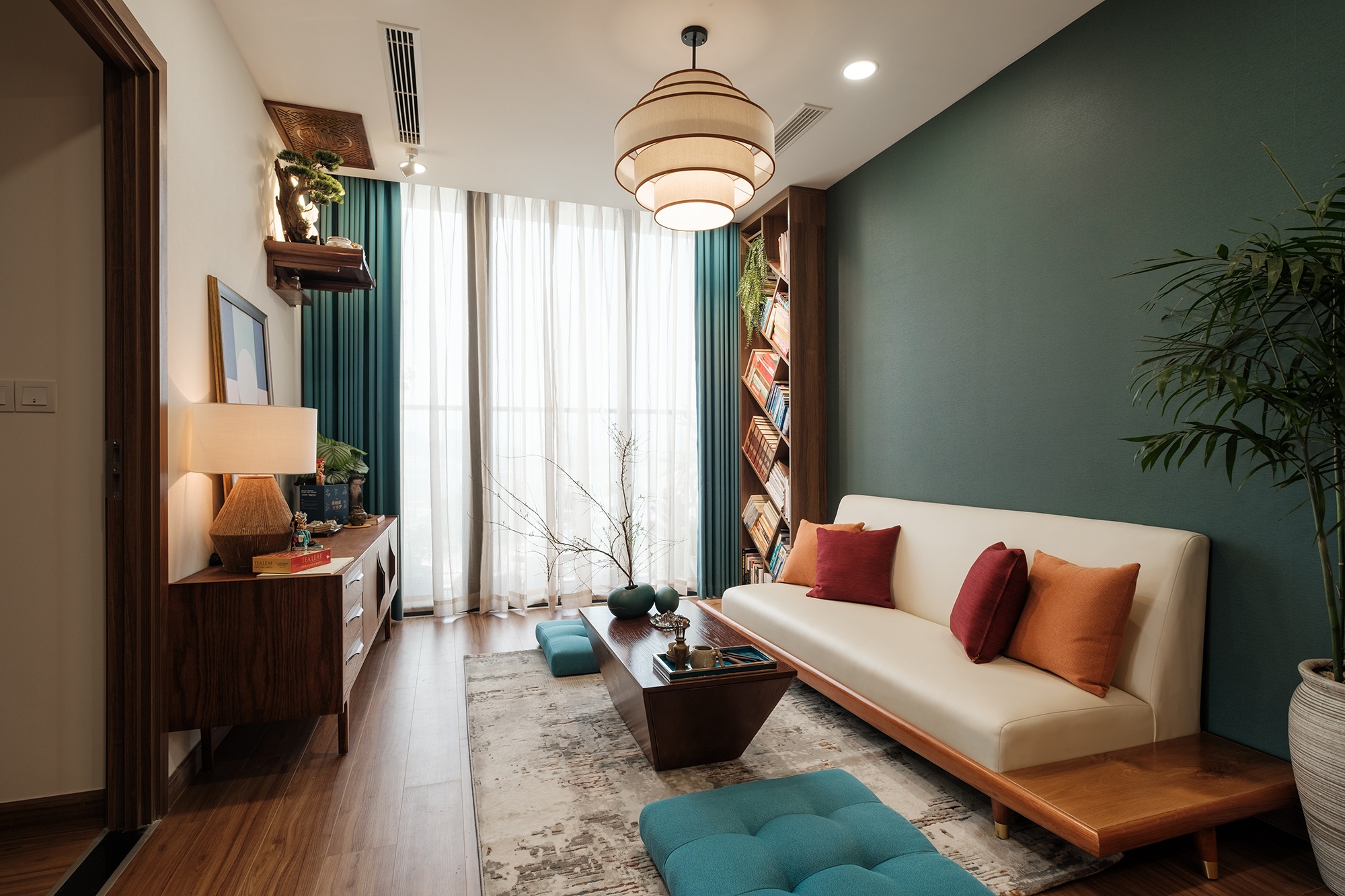 Can ho dep phong cach Nhat Ban anh 1