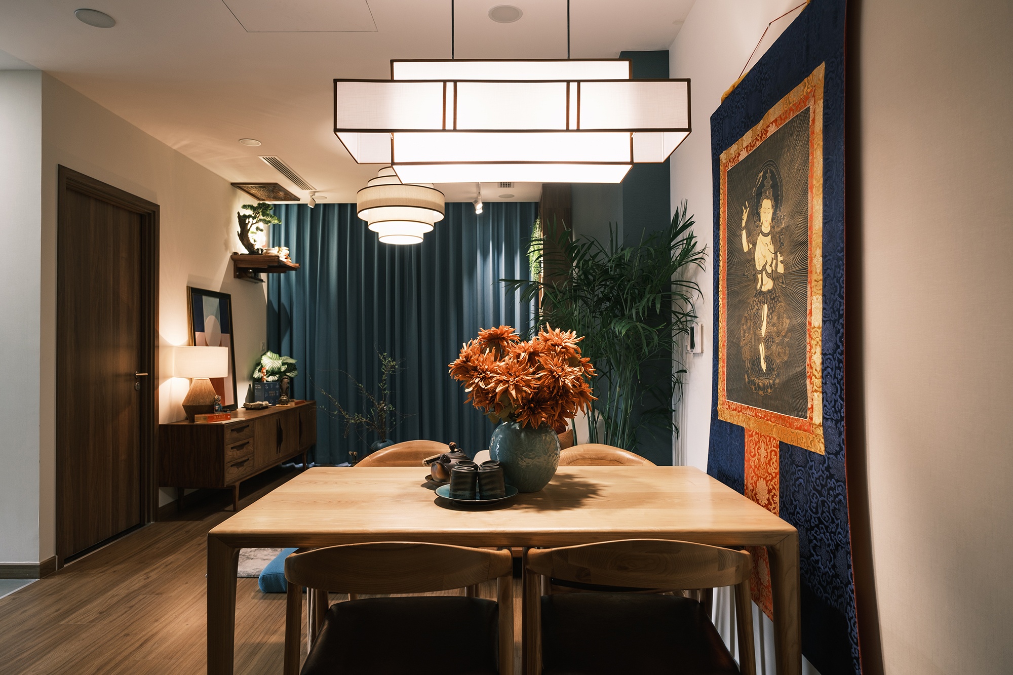 Can ho dep phong cach Nhat Ban anh 5