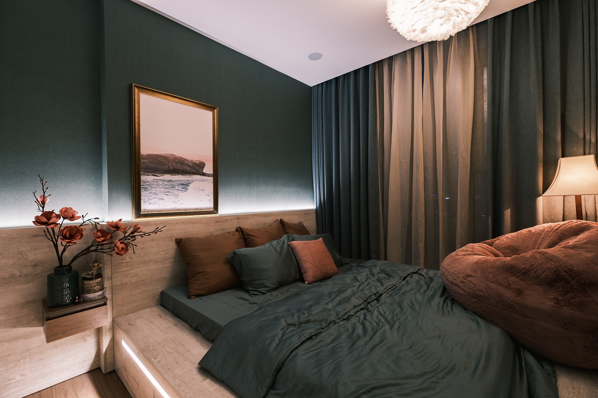 Can ho dep phong cach Nhat Ban anh 11