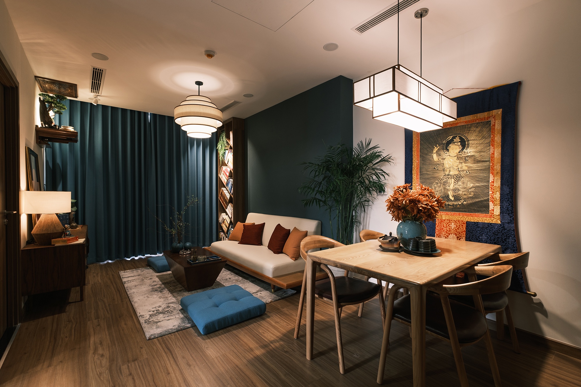 Can ho dep phong cach Nhat Ban anh 4