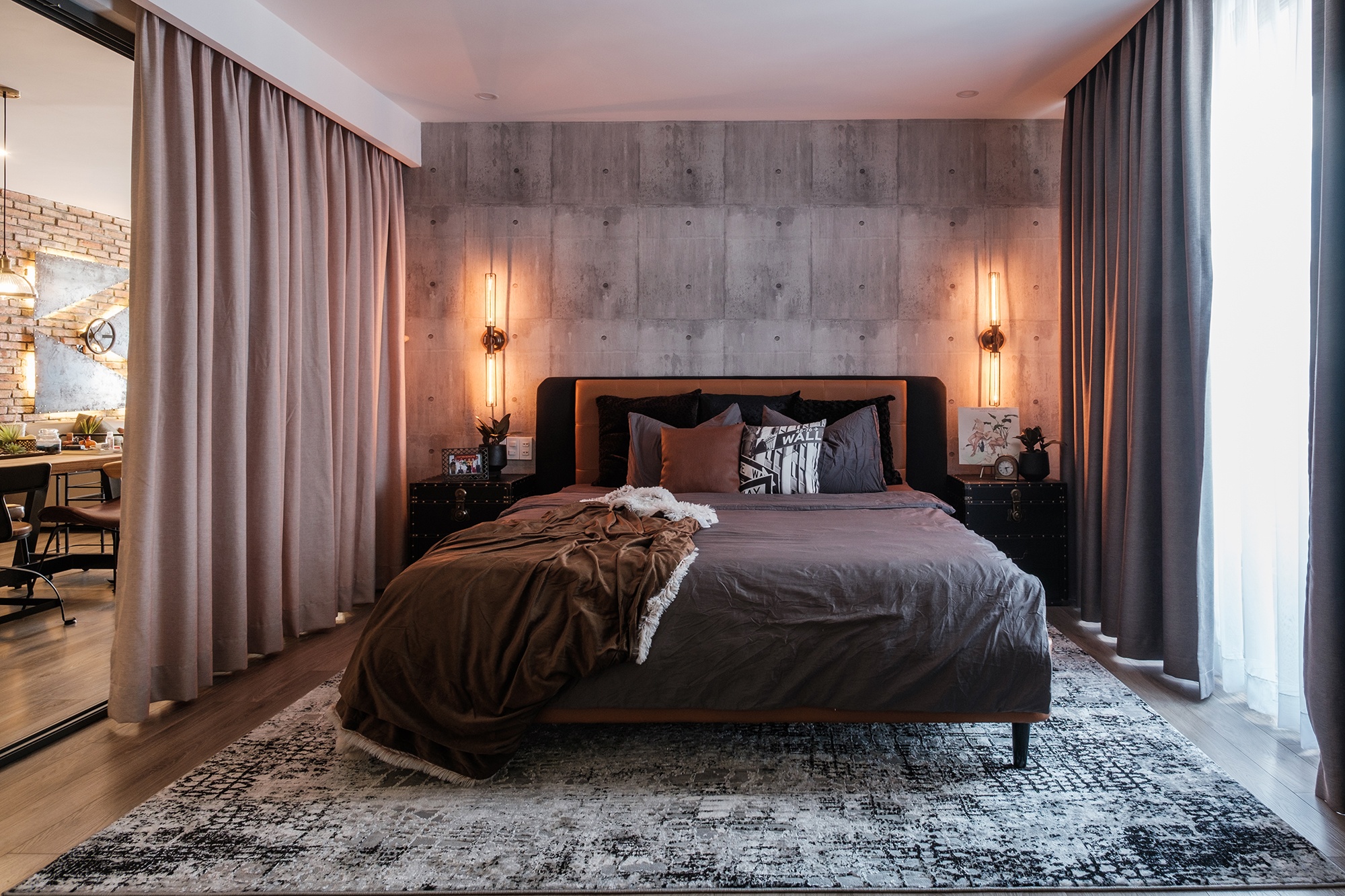 Can ho phong cach Industrial anh 12