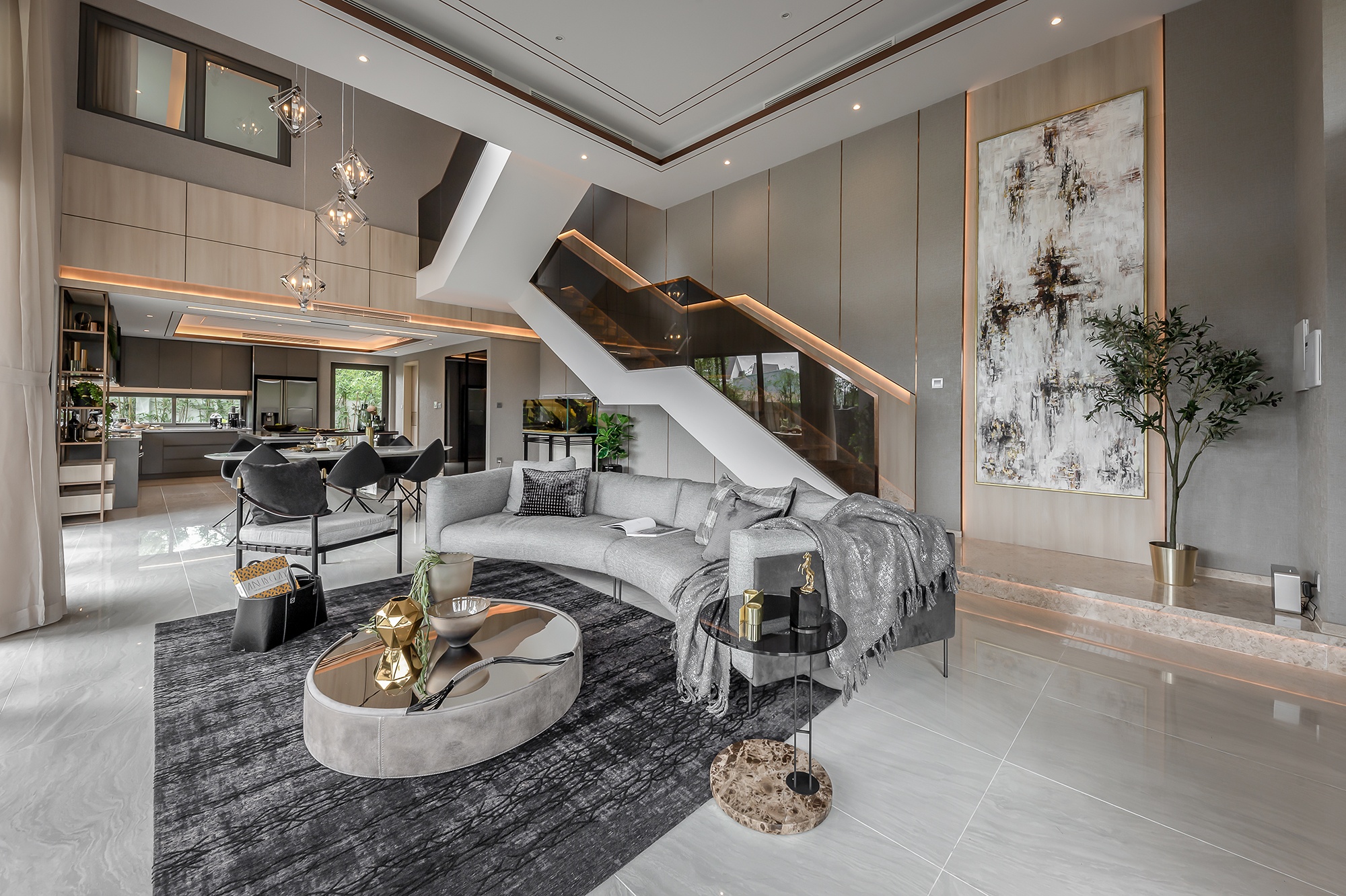 Chi 8 ty lam noi that cho can biet thu lech tang o Binh Duong hinh anh