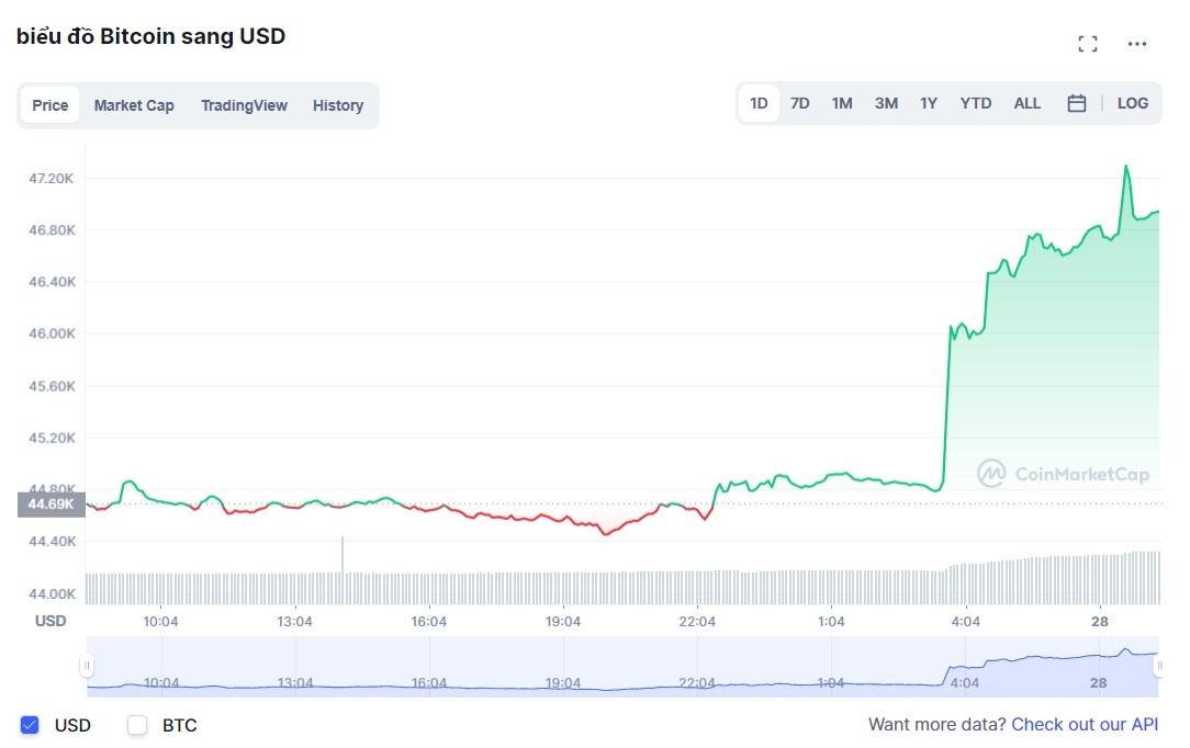 Gia Bitcoin tang anh 1