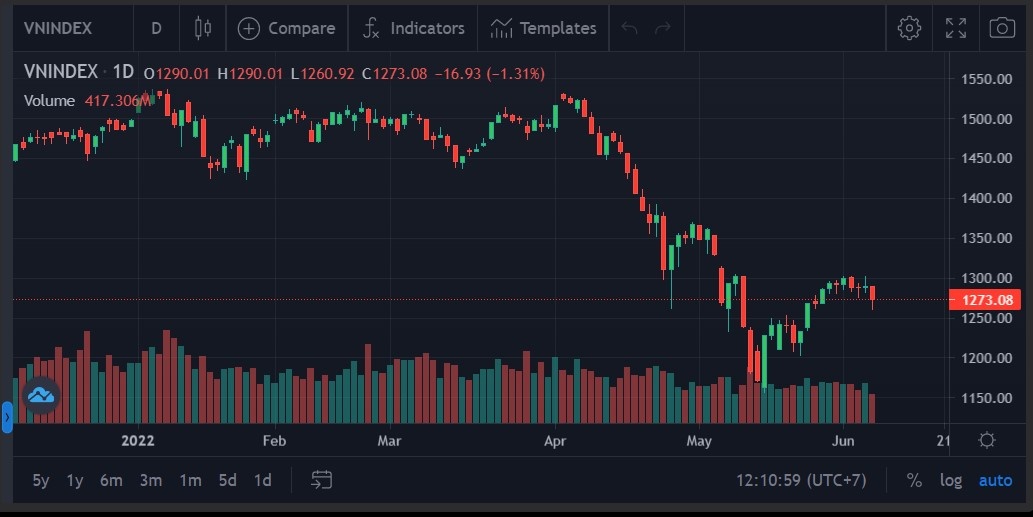 VN-Index giam manh anh 2
