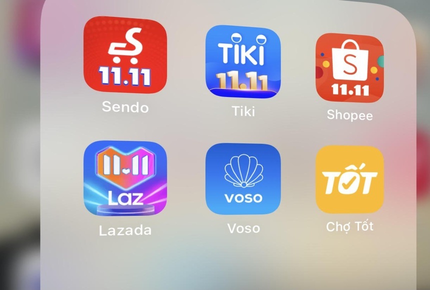 Hang gia,  hang nhai tren san TMDT anh 1