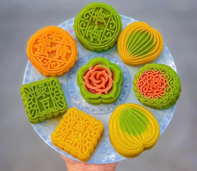 Banh Trung thu mini 4.000 dong tu Trung Quoc ban day cho mang hinh anh