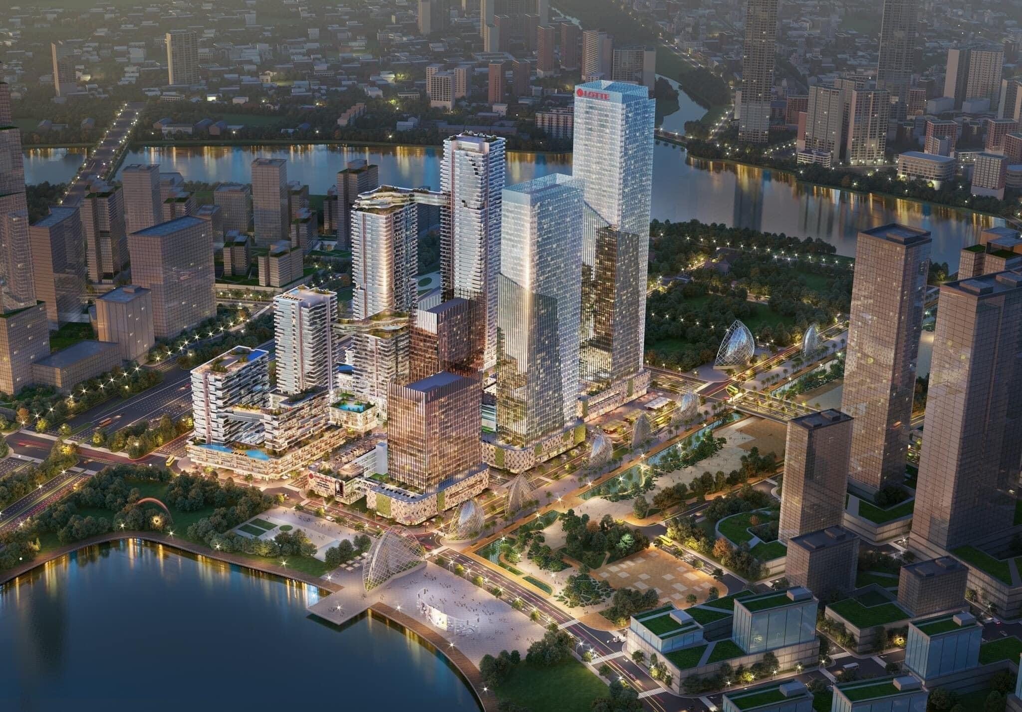 Lotte dong tho du an o Thu Thiem truoc khi duoc giao dat hinh anh