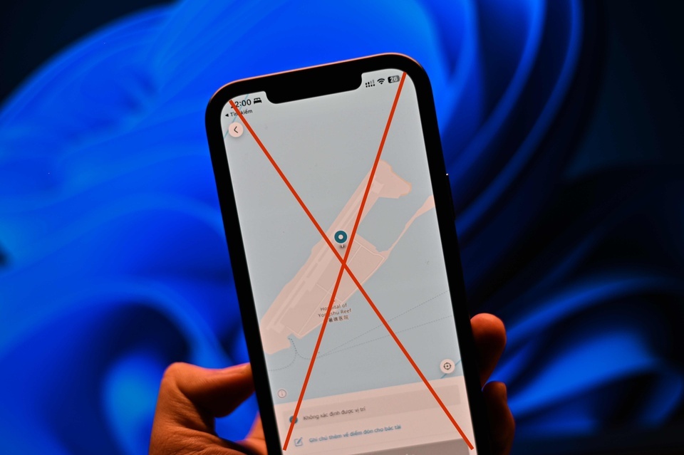 Grab bi phat 60 trieu dong vi su dung ban do sai chu quyen bien dao hinh anh