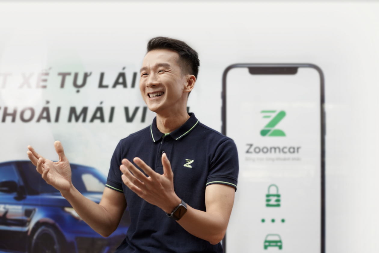 thue xe tu lai,  zoomcar roi viet nam,  ung dung thue xe anh 1